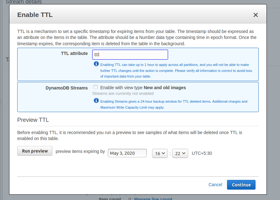 Configure TTL